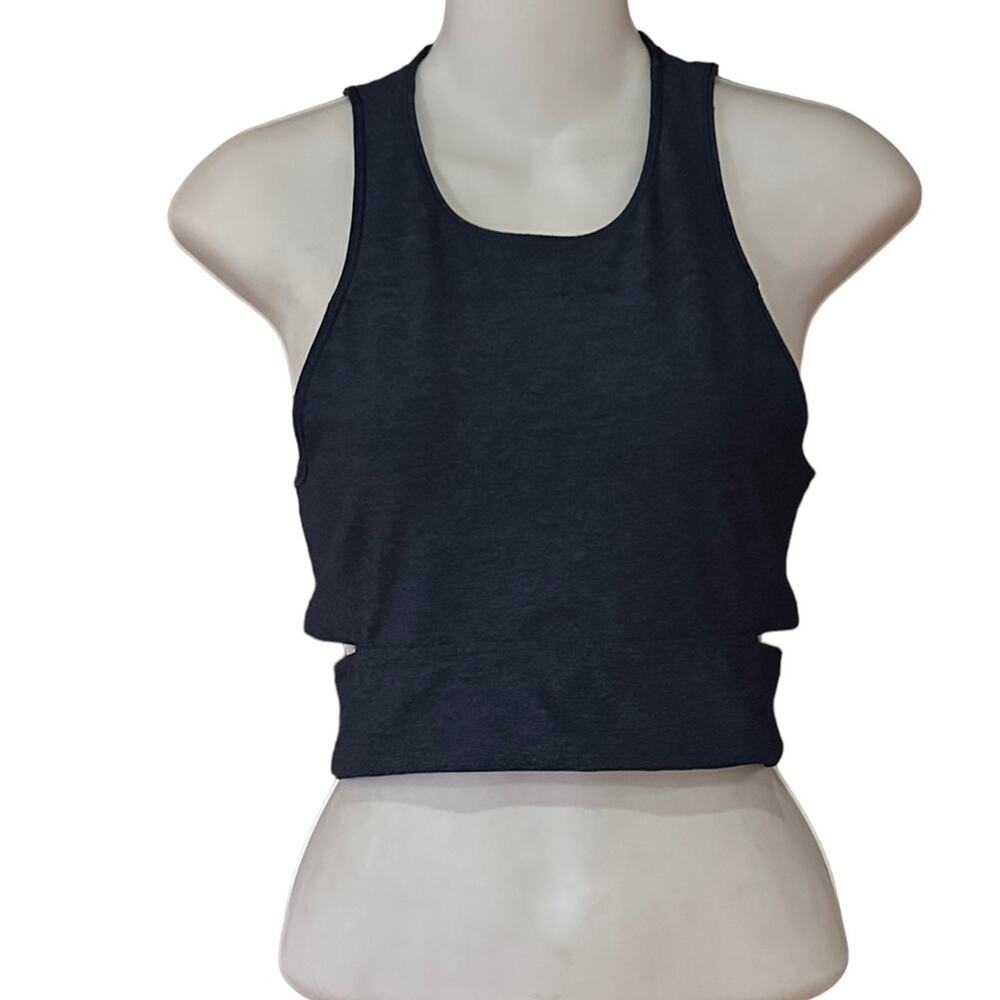 Outdoor Voices Womens Small Sports Bra/Top in Navy Blue